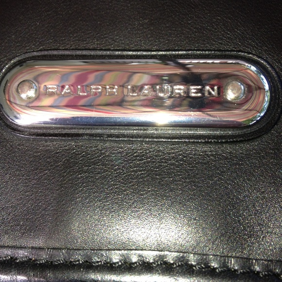 Leather Ralph Lauren Purple label messenger bag - Picture 3 of 8